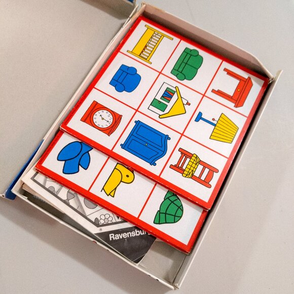 DICK BRUNA Lottino Ravensburger Board Game Miffy Vintage Kitsch Cute Kids 1980s - Picture 2 of 3